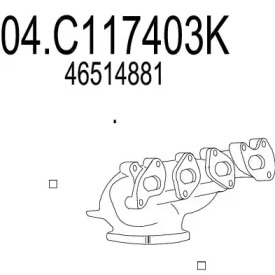 Трубка MTS 04.C117403K