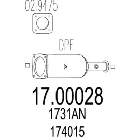 Фильтр MTS 17.00028