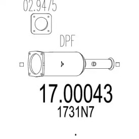 Фильтр MTS 17.00043