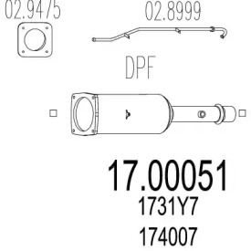 Фильтр MTS 17.00051