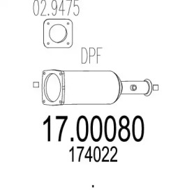 Фильтр MTS 17.00080