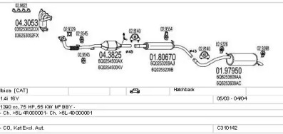 Система выпуска ОГ MTS C310142007052