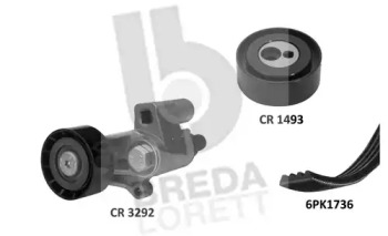 Ременный комплект BREDA LORETT KCA0035