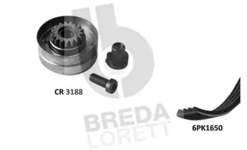 Поликлиновой ременный комплект BREDA LORETT KCA0062