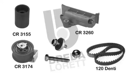 Ременный комплект BREDA LORETT KCD0618