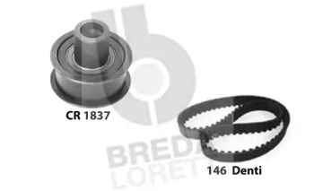 Ременный комплект BREDA LORETT KCD0652