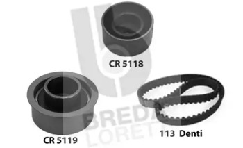 Ременный комплект BREDA LORETT KCD0678