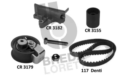 Ременный комплект BREDA LORETT KCD0770