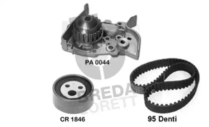 Водяной насос + комплект зубчатого ремня BREDA LORETT KPA0057B