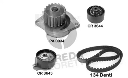 Комплект водяного насоса / зубчатого ремня BREDA LORETT KPA0081A
