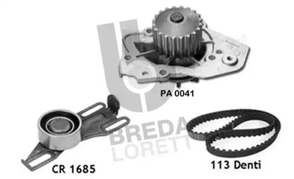 Водяной насос + комплект зубчатого ремня BREDA LORETT KPA0113B