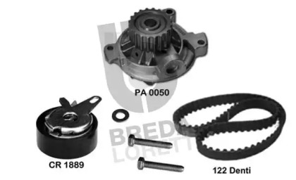 Водяной насос + комплект зубчатого ремня BREDA LORETT KPA0720A