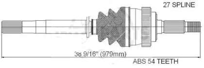 Карданный вал, главная передача ALLMAKES 4720380