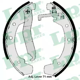 Комлект тормозных накладок LPR 04090
