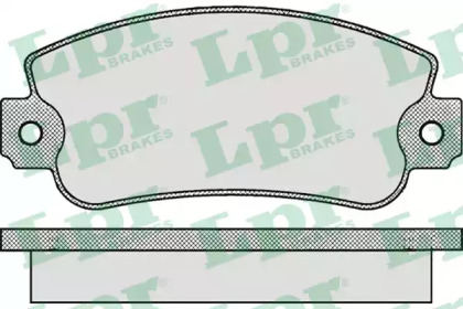 Комплект тормозных колодок LPR 05P006