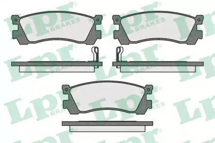 Комплект тормозных колодок LPR 05P038