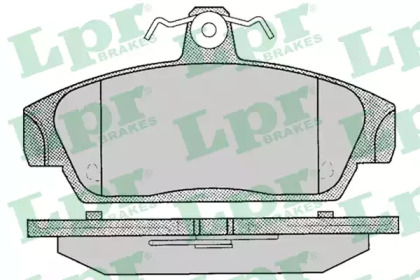 Комплект тормозных колодок LPR 05P069