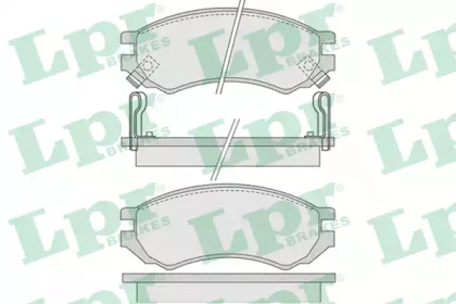 Комплект тормозных колодок LPR 05P1008