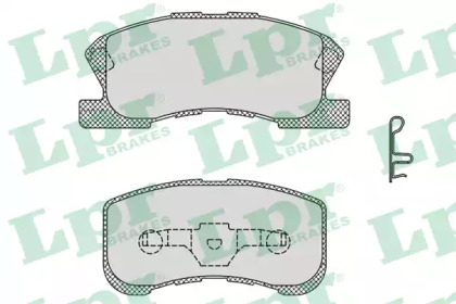 Комплект тормозных колодок LPR 05P1042