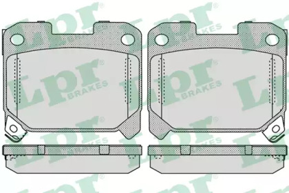 Комплект тормозных колодок LPR 05P1052
