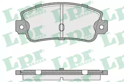 Комплект тормозных колодок LPR 05P106