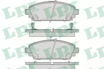 Комплект тормозных колодок LPR 05P1069