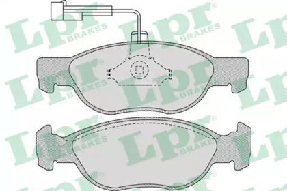 Комплект тормозных колодок LPR 05P1076