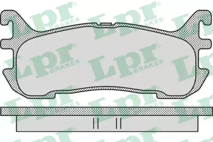 Комплект тормозных колодок LPR 05P1099