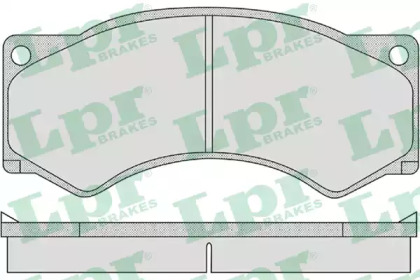 Комплект тормозных колодок LPR 05P1142