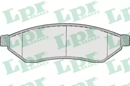 Комплект тормозных колодок LPR 05P1198