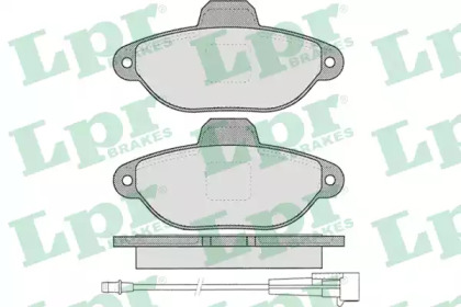 Комплект тормозных колодок LPR 05P1262