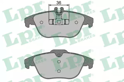 Комплект тормозных колодок LPR 05P1274