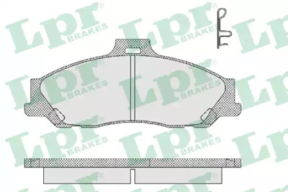 Комплект тормозных колодок LPR 05P1355