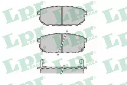 Комплект тормозных колодок LPR 05P1370