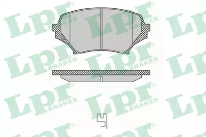 Комплект тормозных колодок LPR 05P1378