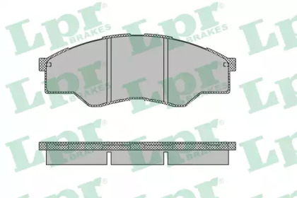 Комплект тормозных колодок LPR 05P1452