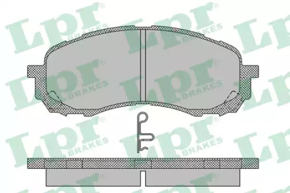 Комплект тормозных колодок LPR 05P1454