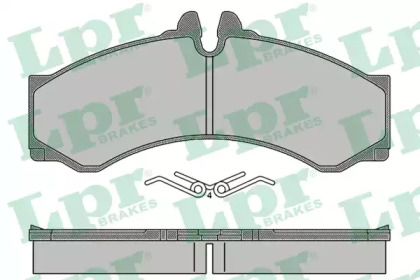 Комплект тормозных колодок LPR 05P1517