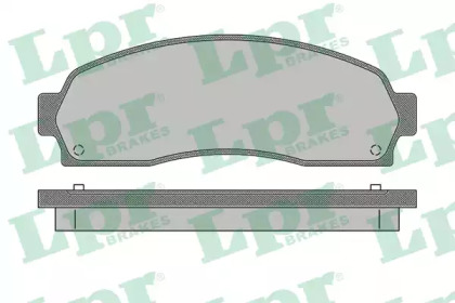 Комплект тормозных колодок LPR 05P1542