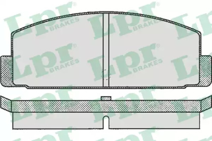 Комплект тормозных колодок LPR 05P160