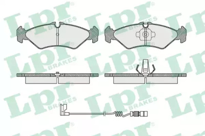 Комплект тормозных колодок LPR 05P1614A