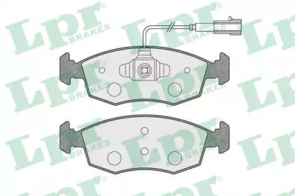 Комплект тормозных колодок LPR 05P1653