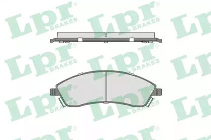 Комплект тормозных колодок LPR 05P1706