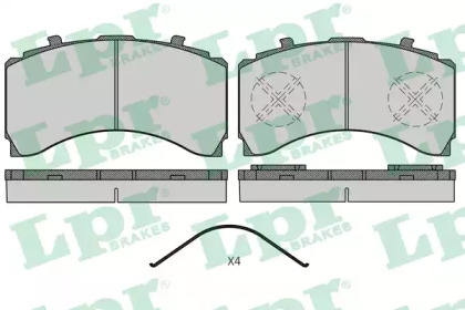 Комплект тормозных колодок LPR 05P1742