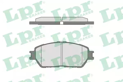 Комплект тормозных колодок LPR 05P1792
