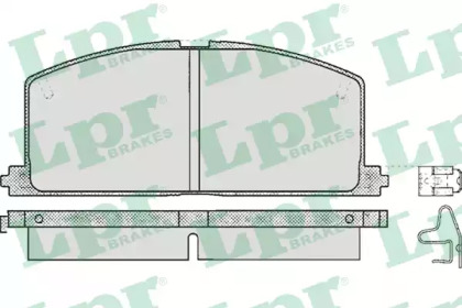 Комплект тормозных колодок LPR 05P268