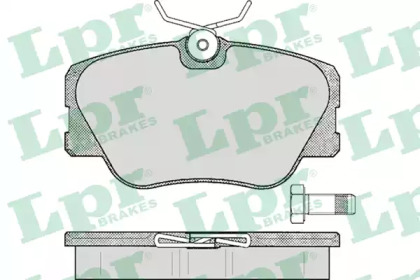 Комплект тормозных колодок LPR 05P280