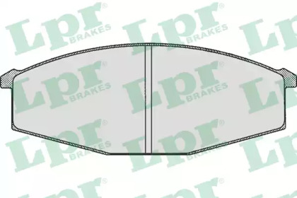 Комплект тормозных колодок LPR 05P289