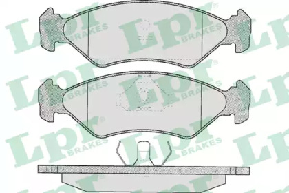 Комплект тормозных колодок LPR 05P295