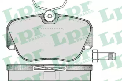 Комплект тормозных колодок LPR 05P302